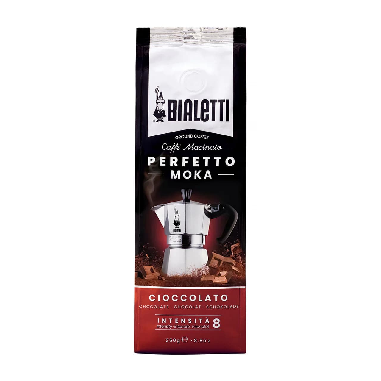 Perfetto Moka Chocolate շոկոլադի համով աղացած սուրճ (250 գ)