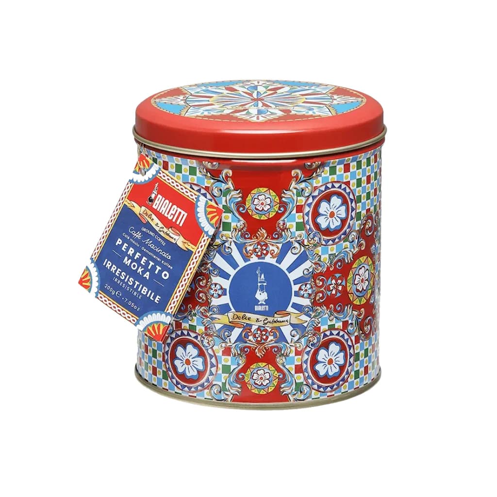 Dolce & Gabbana աղացած սուրճ (թիթեղյա տուփ): Սիցիլիական (200 գ)
