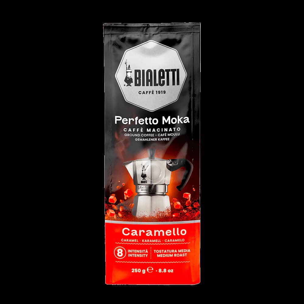 Perfetto Moka Caramel կարամելի համով աղացած սուրճ (250 գ)