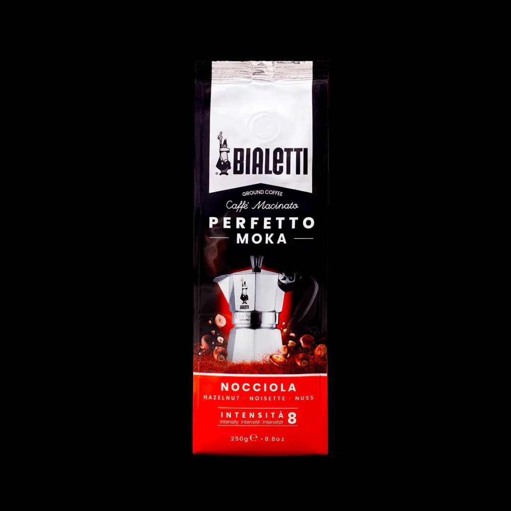 Perfetto Moka Hazelnut պնդուկի համով աղացած սուրճ (250 գ)